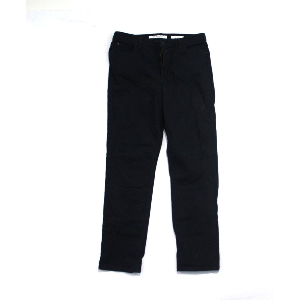 Jones New York Women Black Jeans Bryant Park Slim Size 16